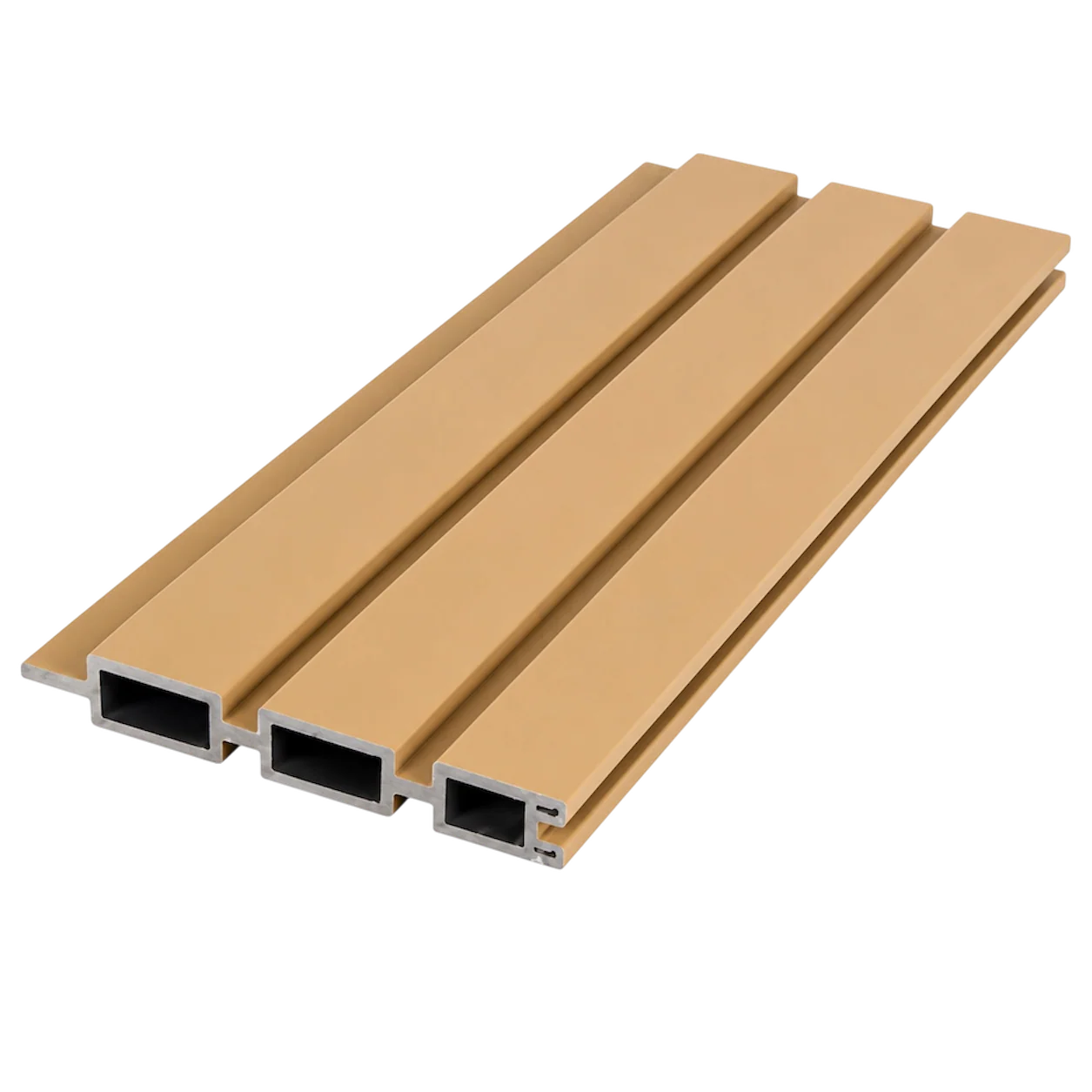 Oak Composite Fence Panels 16x180cm Pack of 6 by Solid Furniture UK for modern garden fencing