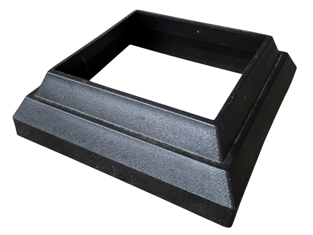 Composite Fence Post Mounting Bracket by Solid Furniture UK for secure fence post fixing