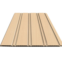 Oak seamless waterproof WPC wall panels multi-width design – Solid Furniture UK