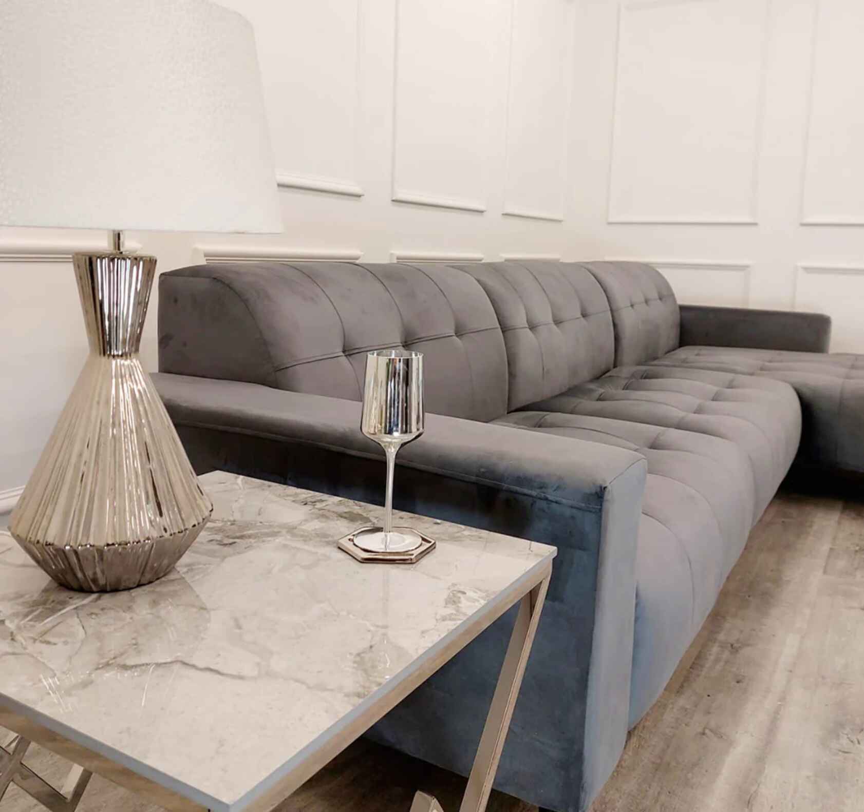 Oslo Open Plan Sofa with Extended Chaise Seating SOLID FURNITURE UK