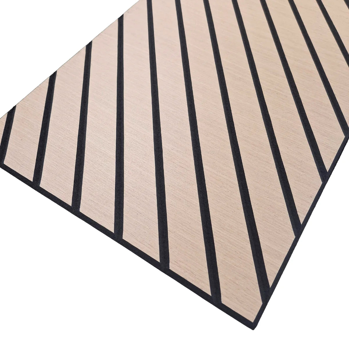 Premium Oak herringbone acoustic wall panel wood veneer acoustic felt backing pack of 4 solid furniture UK