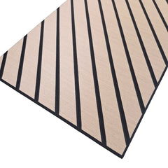 Premium Oak herringbone acoustic wall panel wood veneer acoustic felt backing pack of 4 solid furniture UK