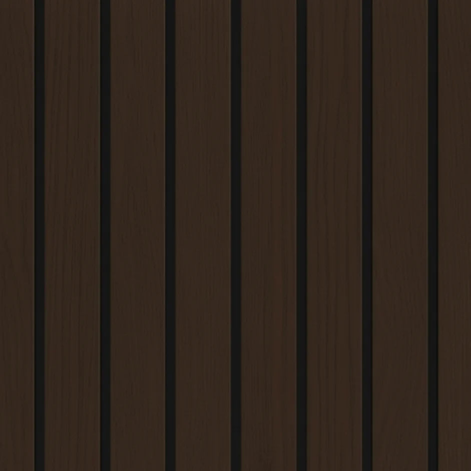 Premium Smoked Oak acoustic wall panels for home and commercial interiors Solid Furniture UK