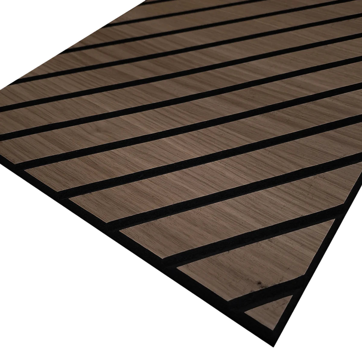 Smoked Oak herringbone acoustic wall panel natural wood grain veneer acoustic backing pack of 4 solid furniture UK