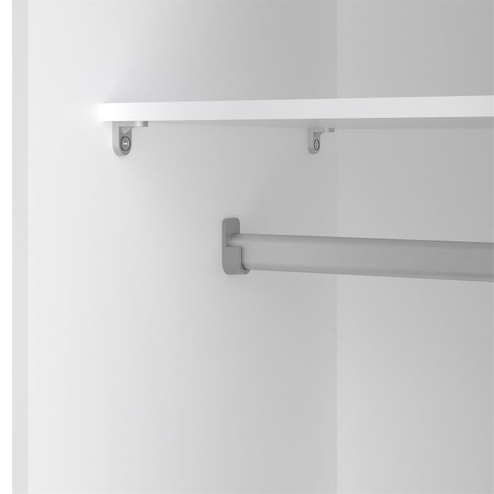 Minimalist eco-friendly wardrobe made from PEFC certified sustainable wood, UK bedroom furniture