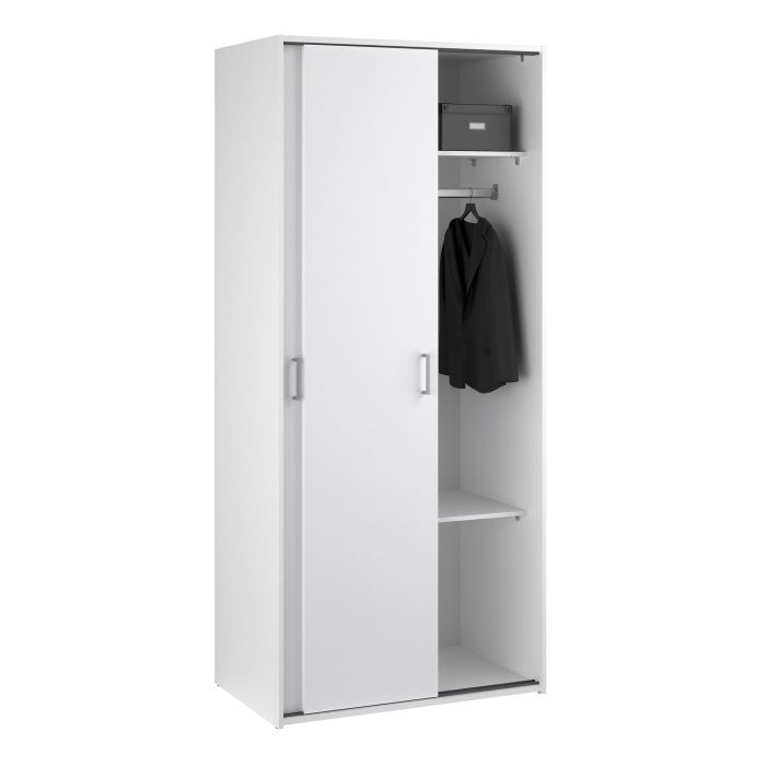 Close-up of laminated board material of Space 2 Sliding Doors Wardrobe, durable and moisture resistant