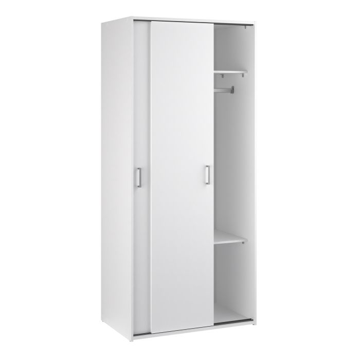 Space 2 Sliding Doors Wardrobe for small UK bedrooms, compact and space-saving storage solution