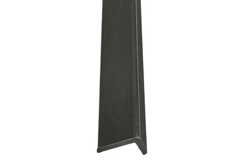 Dark brown composite wall panel end trim 240cm for decking and cladding edges from Solid Furniture Ltd