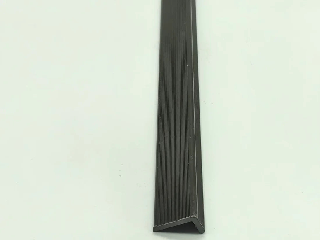 Main view of dark brown composite wall panel end trim 240cm for decking and cladding edges from Solid Furniture Ltd UK