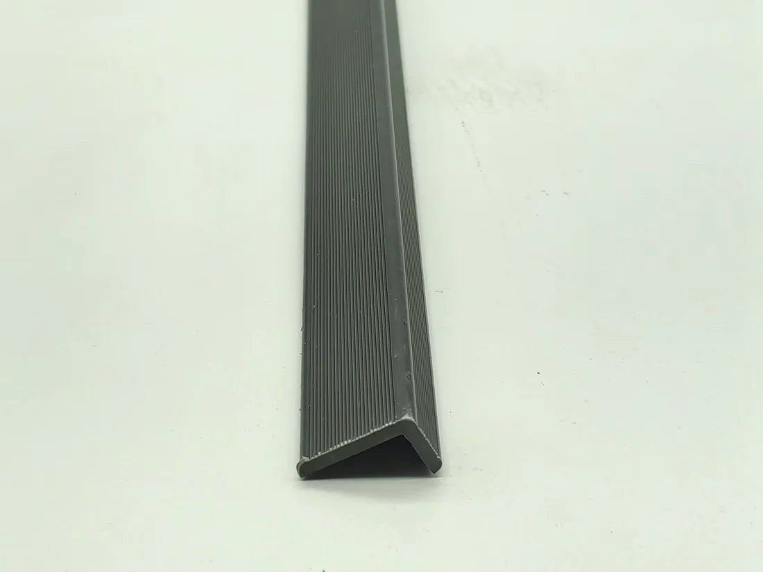 Main view of grey composite wall panel end trim 240cm modern edge trim for wall panels from Solid Furniture Ltd UK