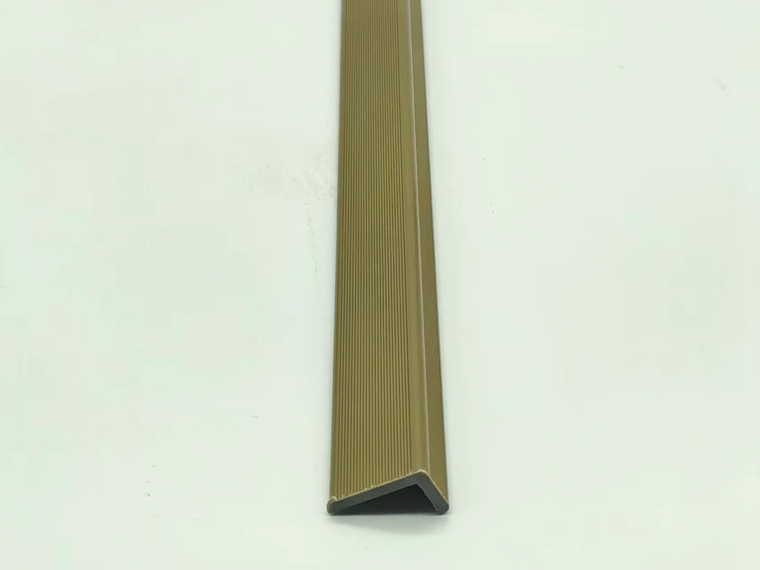 Main view of khaki composite wall panel end trim 240cm for outdoor wall cladding and decking from Solid Furniture Ltd UK