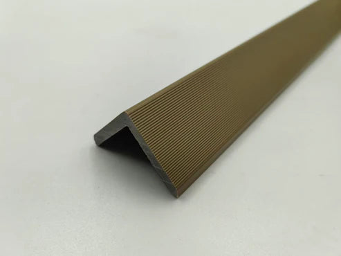 Wall Panel End Trim Khaki Finish Composite Edge Trim Main View Solid Furniture UK
