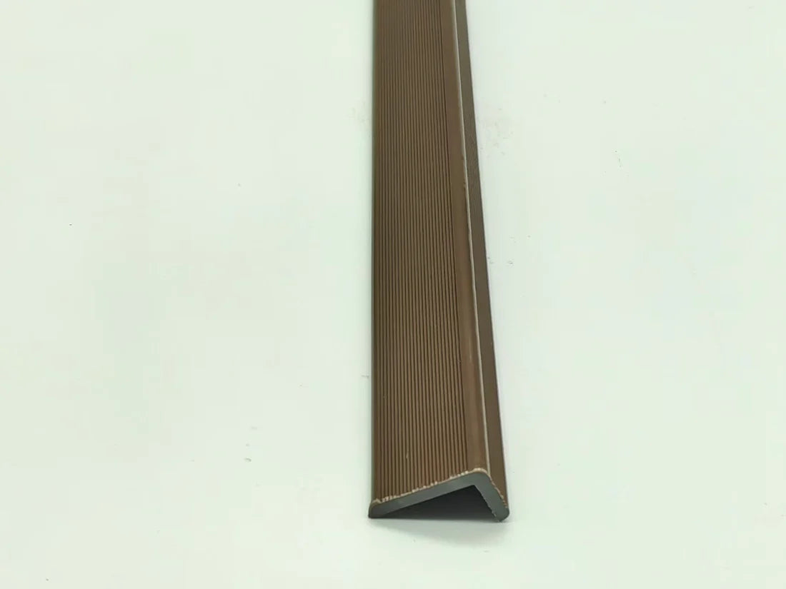 Main view of light brown wall panel end trim composite 240cm for interior wall cladding from Solid Furniture Ltd UK