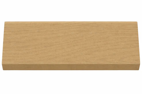 Wall panel end trim in oak finish 240cm UK main view by Solid Furniture LTD