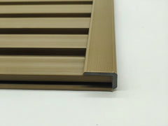 Wall Panel End Trim 240cm – Composite Edge Trim | Solid Furniture UK (Installed View)