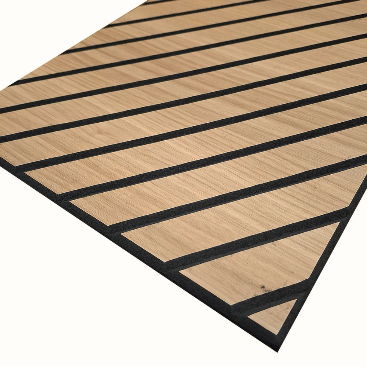 Walnut herringbone acoustic wall panel brown wood veneer acoustic backing pack of 4 solid furniture UK