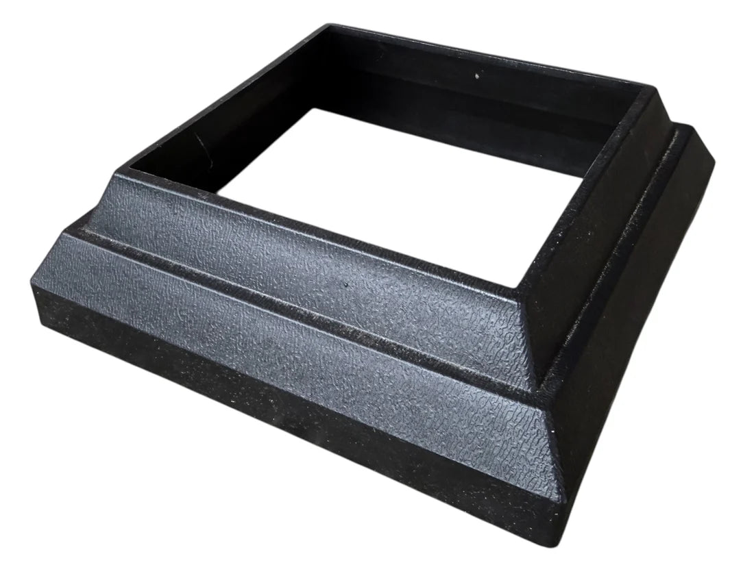 Walnut composite fence mounting bracket main view by Solid Furniture UK