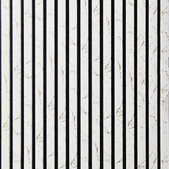 60x240cm White Gold Marble acoustic wall panel by Solid Furniture LTD shown at an angle, highlighting depth, texture, and gold dot accents