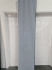 Original 60x240cm White Gold Marble acoustic wall panel by Solid Furniture LTD displayed individually, showing geometric structure and stylish marble finish
