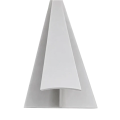 White WPC ceiling connect strip for panel joints – Solid Furniture UK