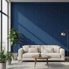Blue acoustic wall panels for modern interiors and offices solid furniture UK