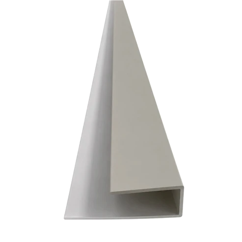 Light Grey WPC ceiling end trim for neat panel edges – Solid Furniture UK