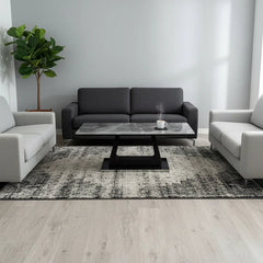 Zermatt 120cm coffee table with grey ceramic top in a stylish living room - Solid Furniture UK